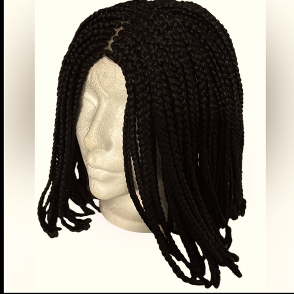 Natural color black Bob box braided wig color 1 - Picture 11 of 11